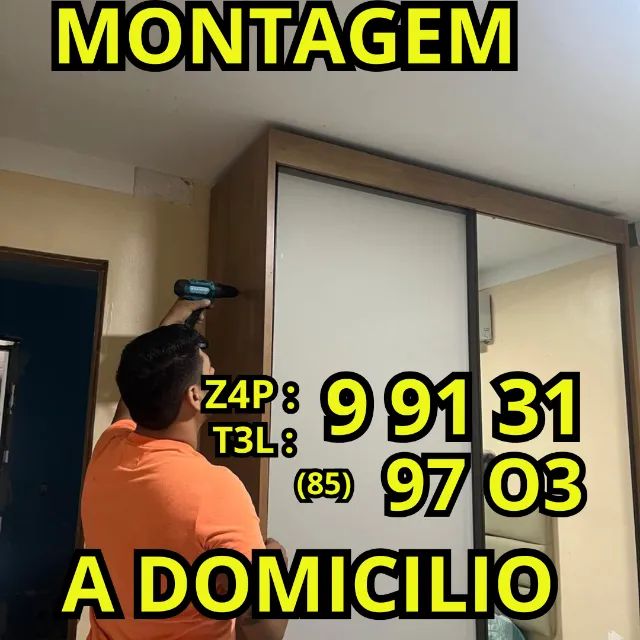Montador de móveis ( JOAQUIM) ATENDO TODA A FORTALEZA montagem de móveis Instalação de ac