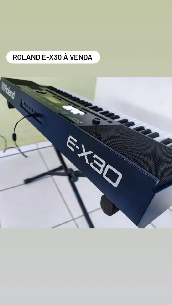 Teclado Arranjador Roland E-x30 61 Teclas USB - Foto 2
