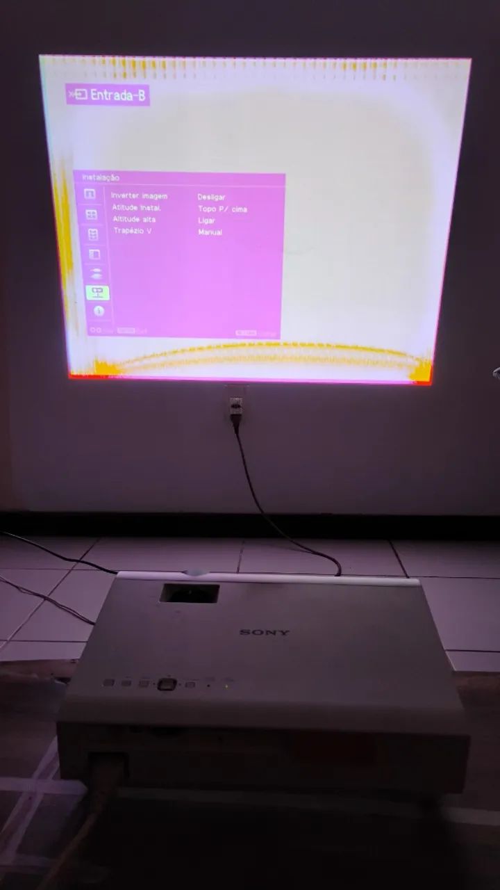 ABAIXEI! Projetor SONY VPL-DX140B - defeito em uma cor - Foto 3