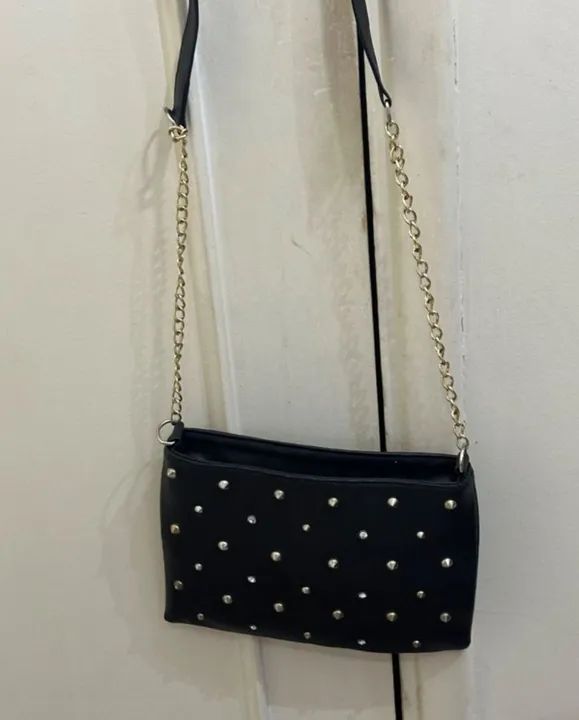Bolsa brilhos e spikes - Foto 4