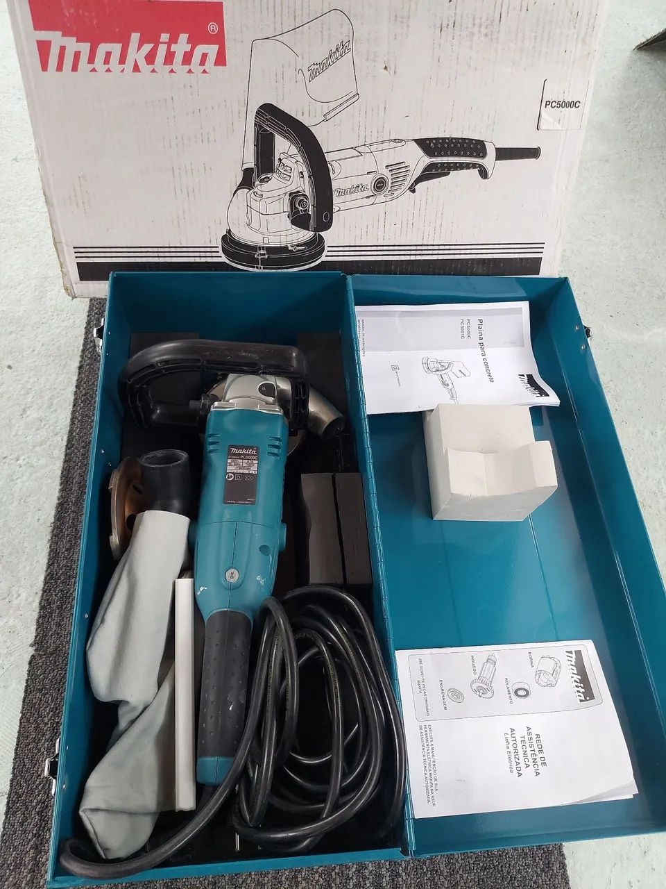 Esmerilhadeira Angular Makita PC5000C 220V - Foto 5