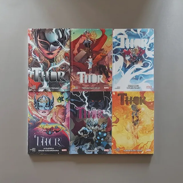 Thor, A Deusa do Trovão - Completo - Novos e Lacrados - 6 Edições - Fase Jane Foster