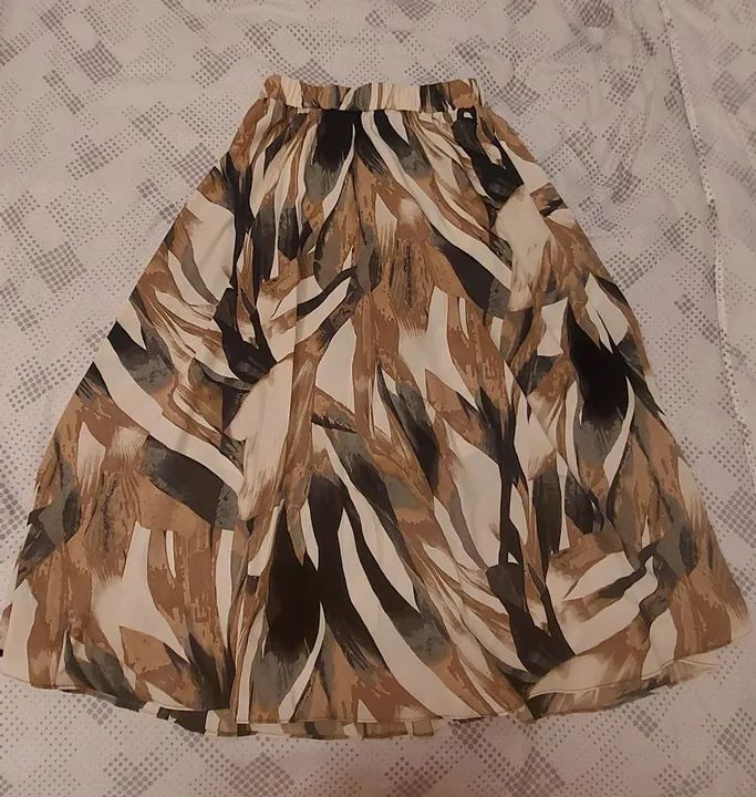 Saia Midi Estampa Shein - Foto 3