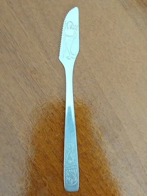 Antiga Faca Infantil Retro Vintage Inox Meridional Anos 80