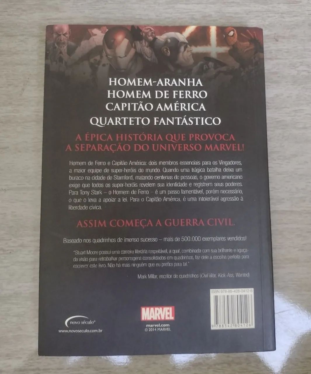 Livro Guerra Civil - Marvel - Stuart Moore - Foto 2