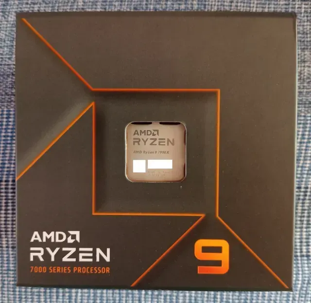 Processador Amd Ryzen 9 7900X, 4.70GHz, 5.60GHz, Cache 76MB, AM5 (Novo e Lacrado)