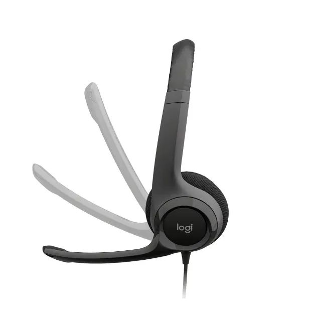Headset com fio USB Logitech H390 (NUNCA USADO) - Foto 4