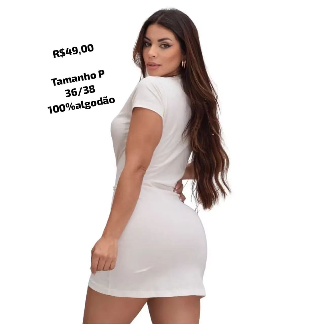 Vestido 100% algodão conforto e qualidade - Foto 2