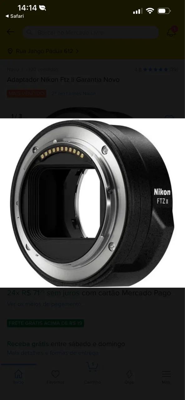 Adaptador ftz2 Nikon 