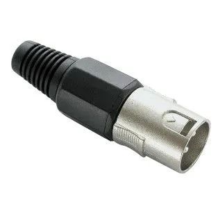 Conector plug XLR Macho metal  - Foto 2