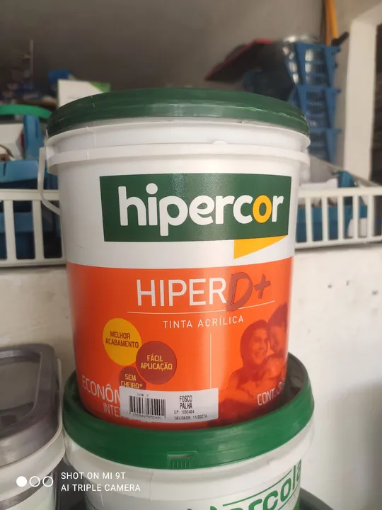 Tinta Acrílica HiperD+ Fosco Palha - 3,6L