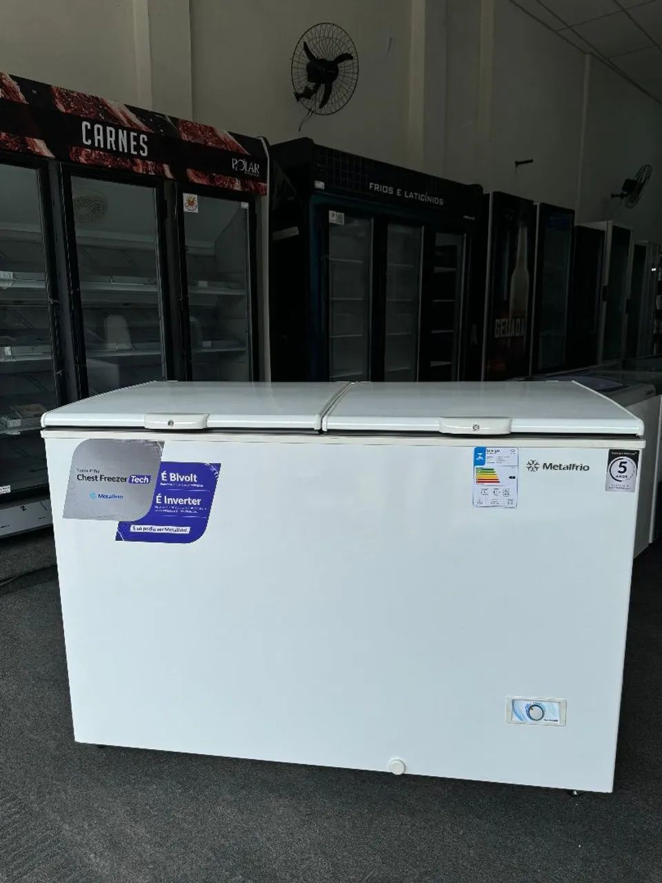 Freezer Horizontal 550 Litros Bivolt Metalfrio Novo