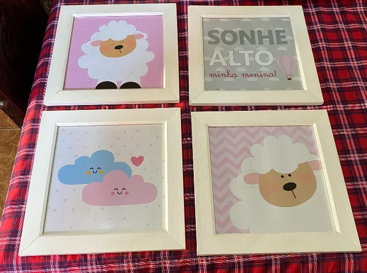 Belos quadros infantis.