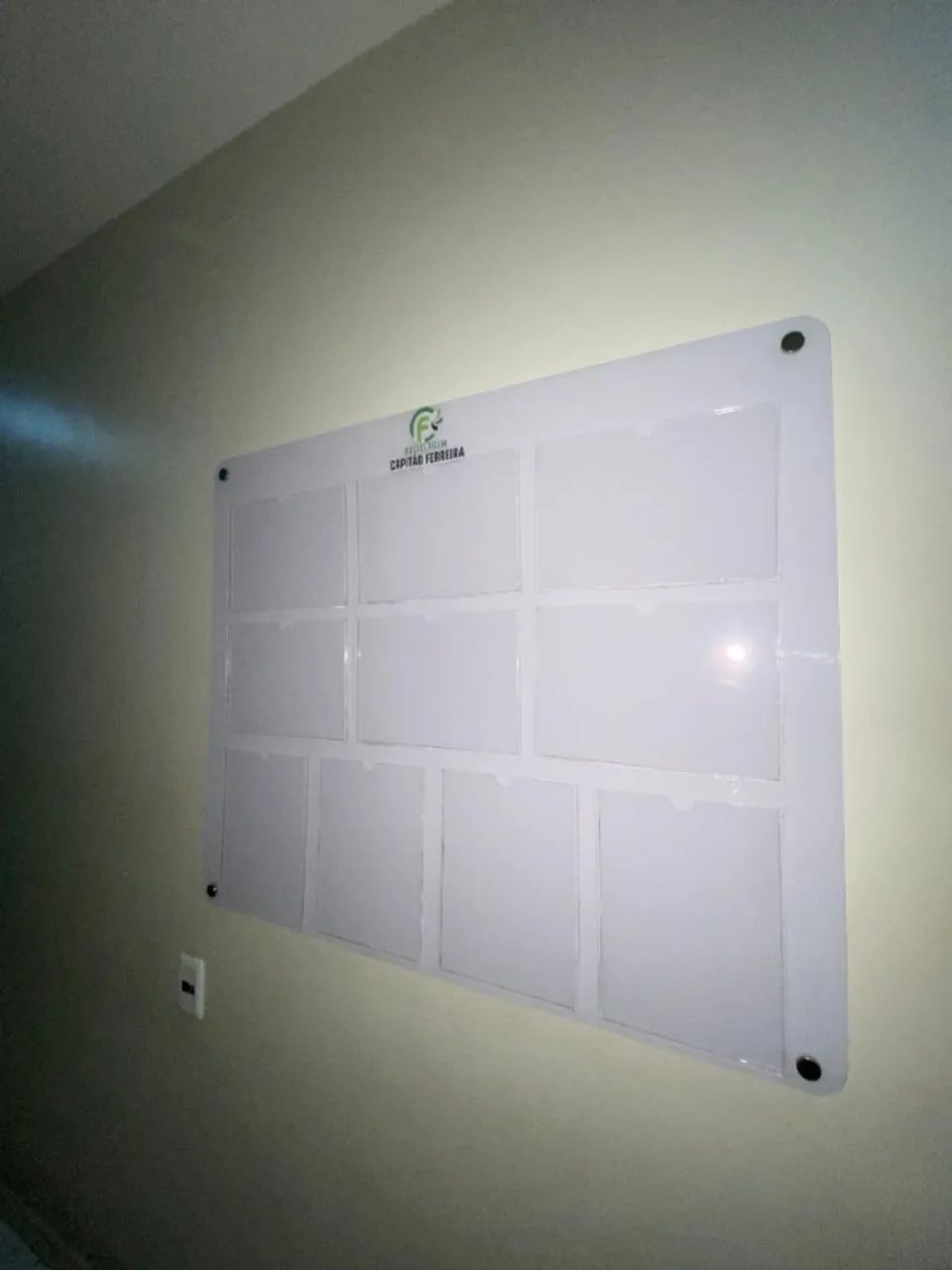 Painel de gestão em acrílico quadro de avisos - Foto 3
