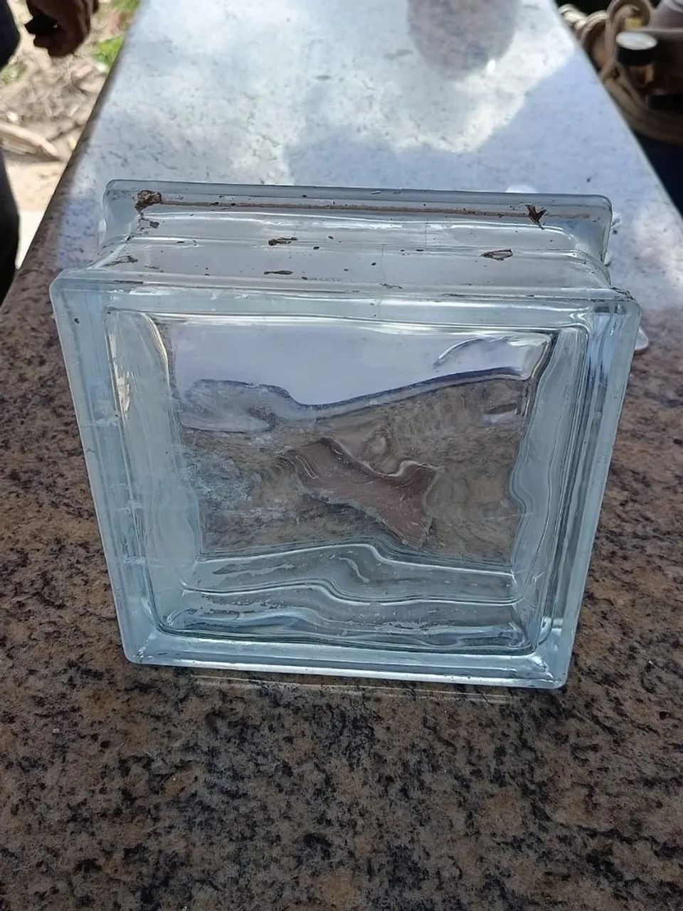 Vendo tijolo de vidro semi-novo