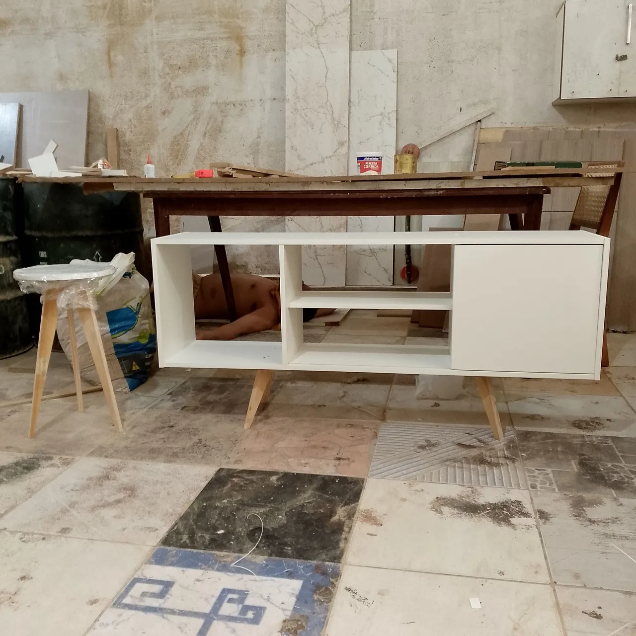 Rack Branco Moderno