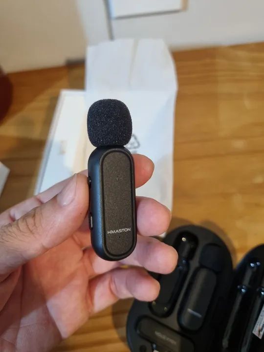 Microfone Sem Fio H'MASTON Tipo-C 2em1 MK08 - Foto 4
