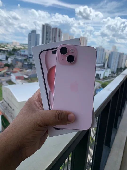 iPhone 15 128gb Rosa - Seminovo