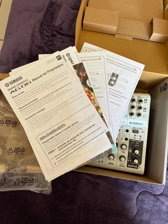 Mesa Yamaha AG06 - 6 Canais - interface de áudio  - Foto 2