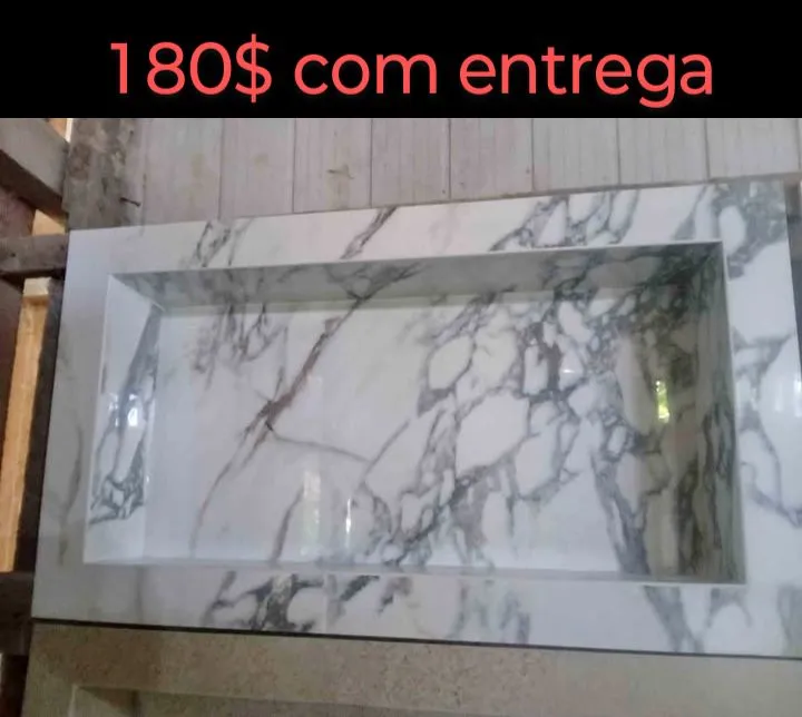 Nicho em porcelanato para banheiro