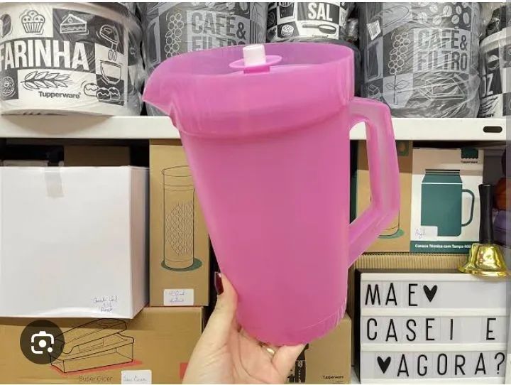 Jarra Rosa Tupperware