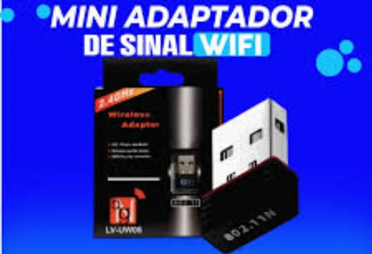Mini Adaptador de Sinal WiFi