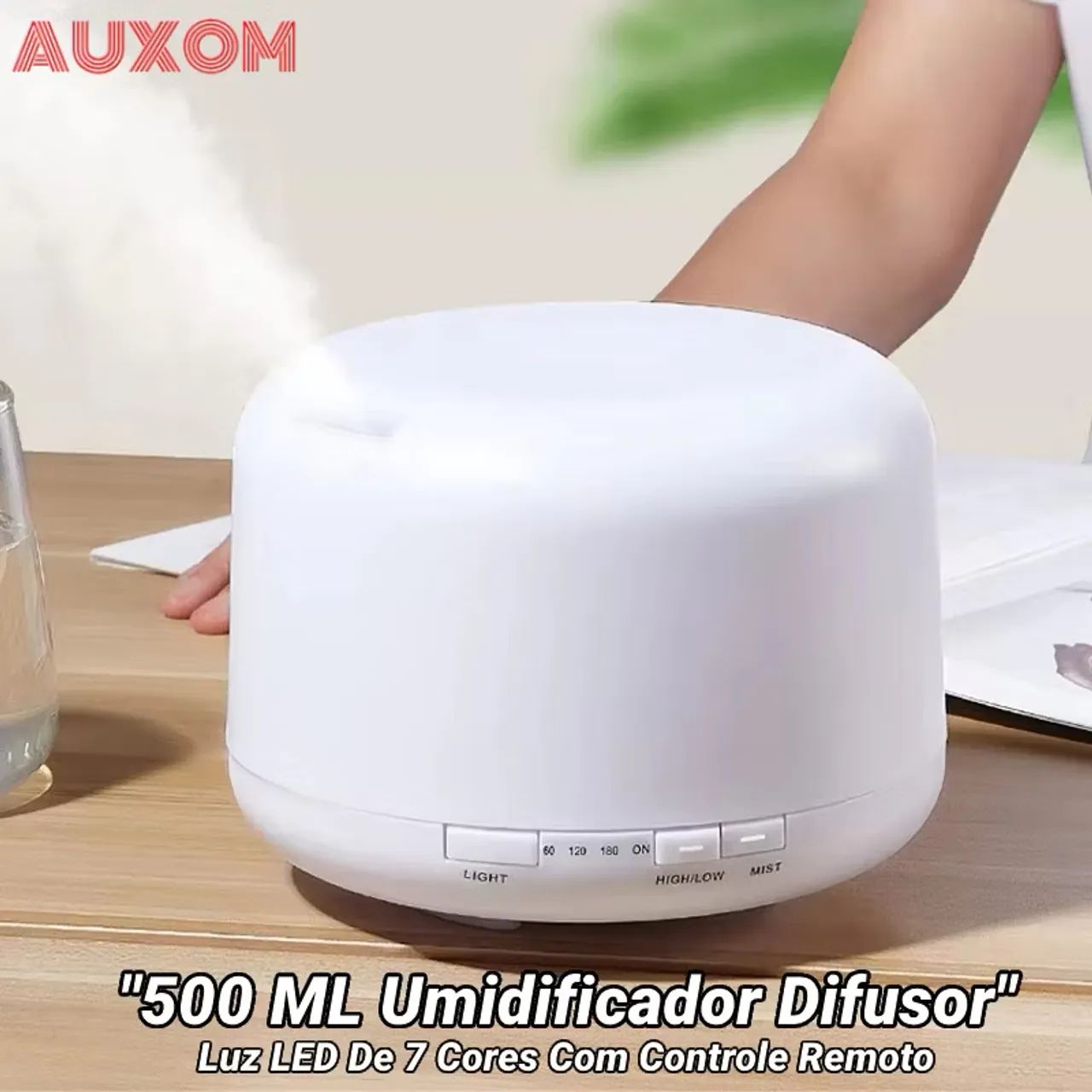 Difusor Elétrico 500ml + 2 Essências a base de óleo