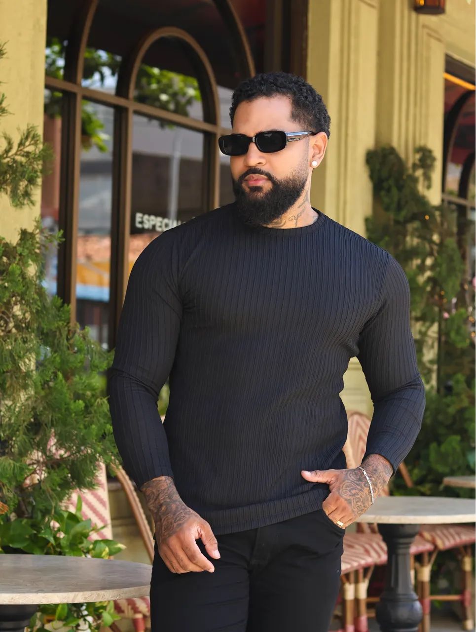 Blusa básica manga longa premium  - Foto 4