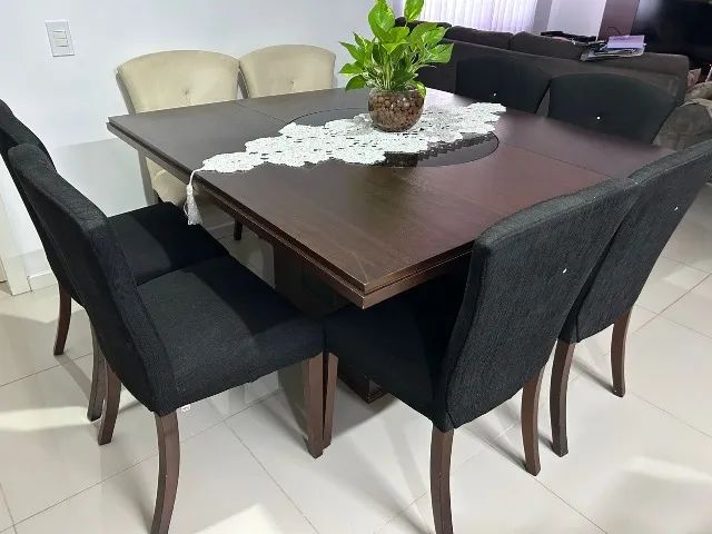 Mesa de jantar com 8 cadeiras - Foto 2