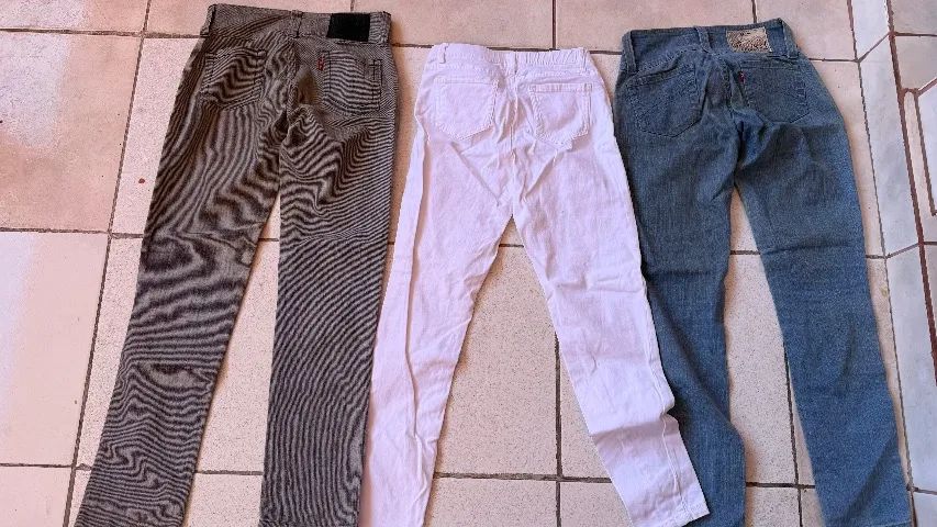 Kit 3 calças jeans diversas - Foto 2