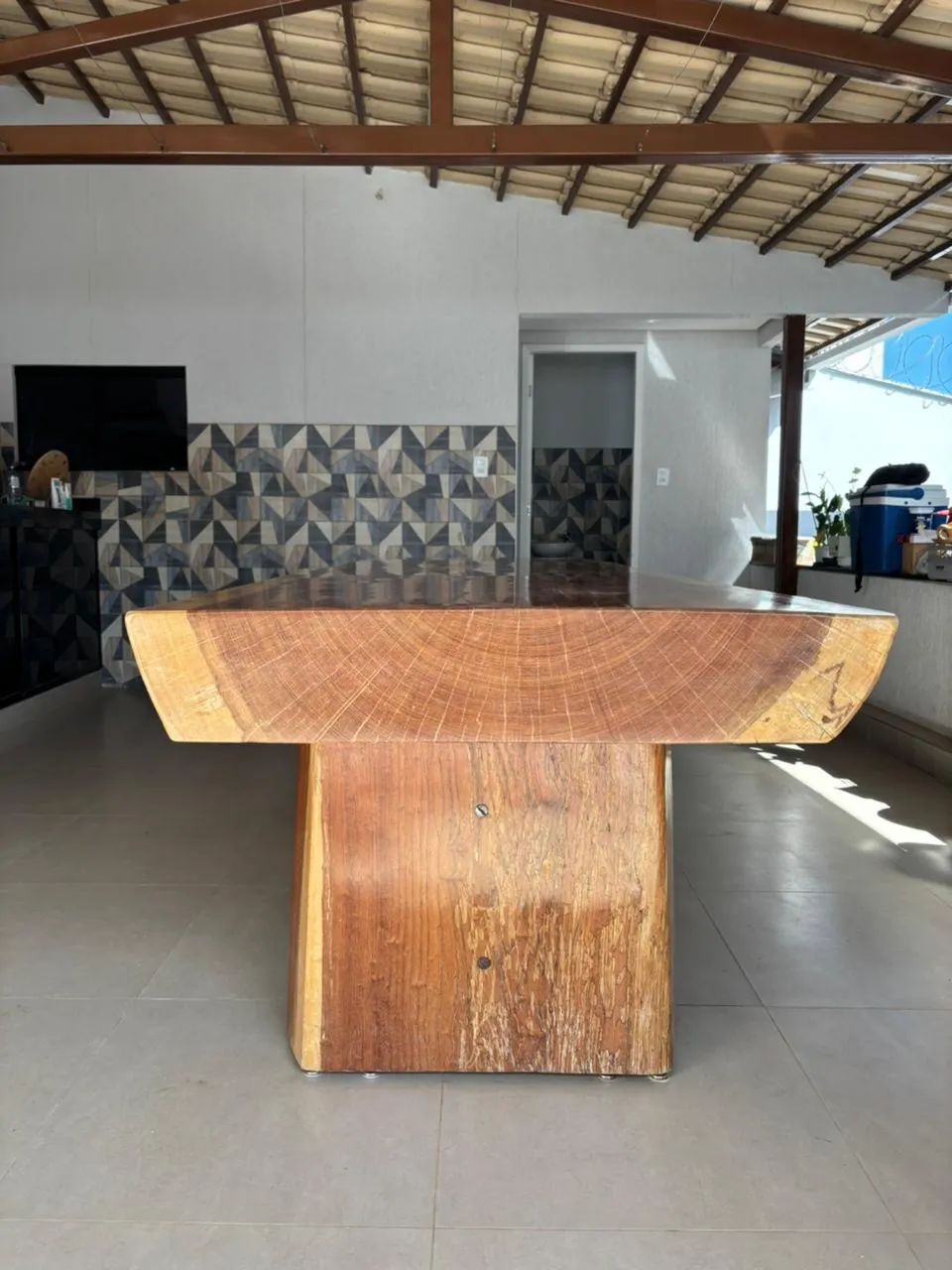 Mesa de madeira Jatobá - Foto 3