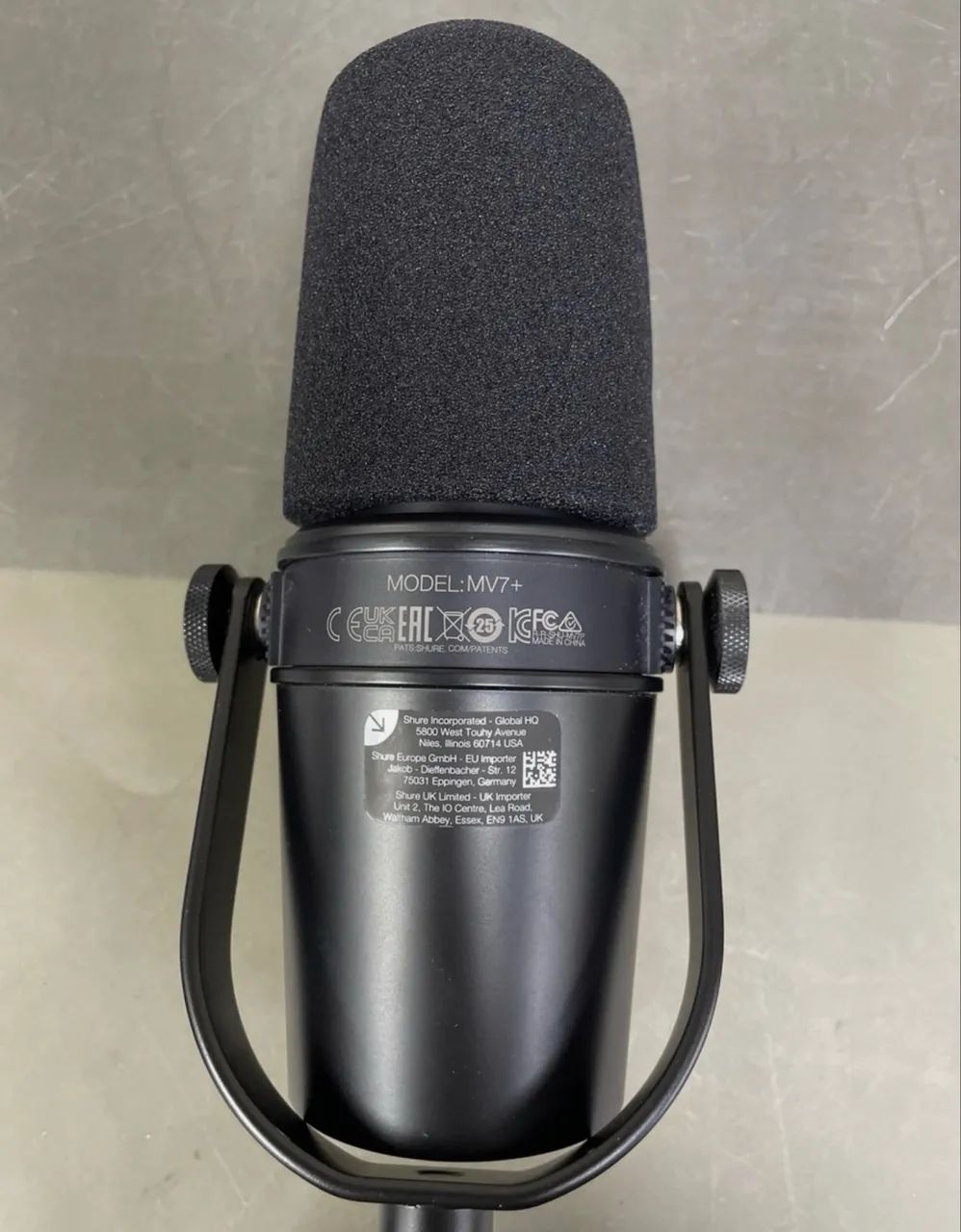Microfone Shure mv7+ / Mv7 Plus - acompanha caixa e todos itens