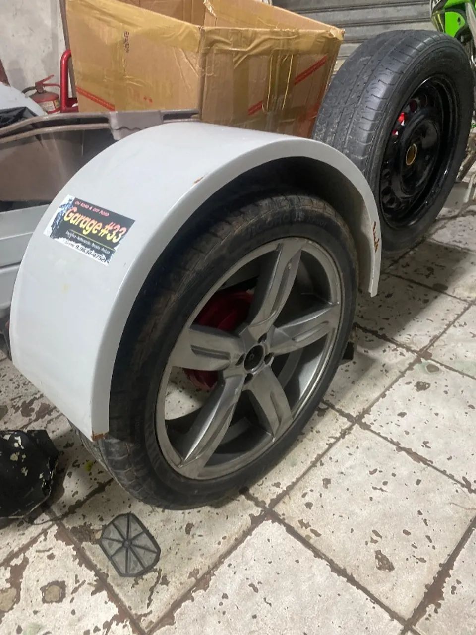Jogo de Roda pra carrocinha 2 eixos pra jet ou pra moto - Foto 3