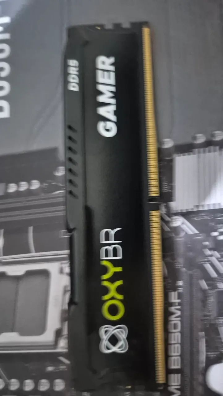 Memória Ram DDR5 16gb 4800-5600 Oxybr - Foto 2