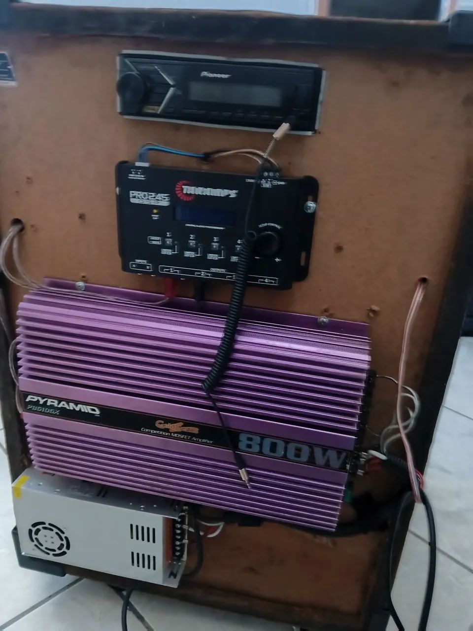 ? Caixa de Som Completa - Pioneer + Pyramid 800W + Taramps DSP - Foto 4
