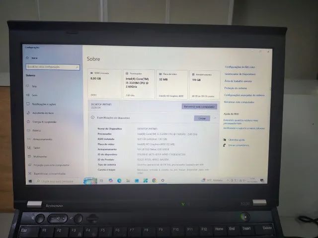 Lenovo ThinkPad X230 | Intel Core i5 vPro | 8GB RAM | SSD 128GB | Bateria Nova - Foto 5