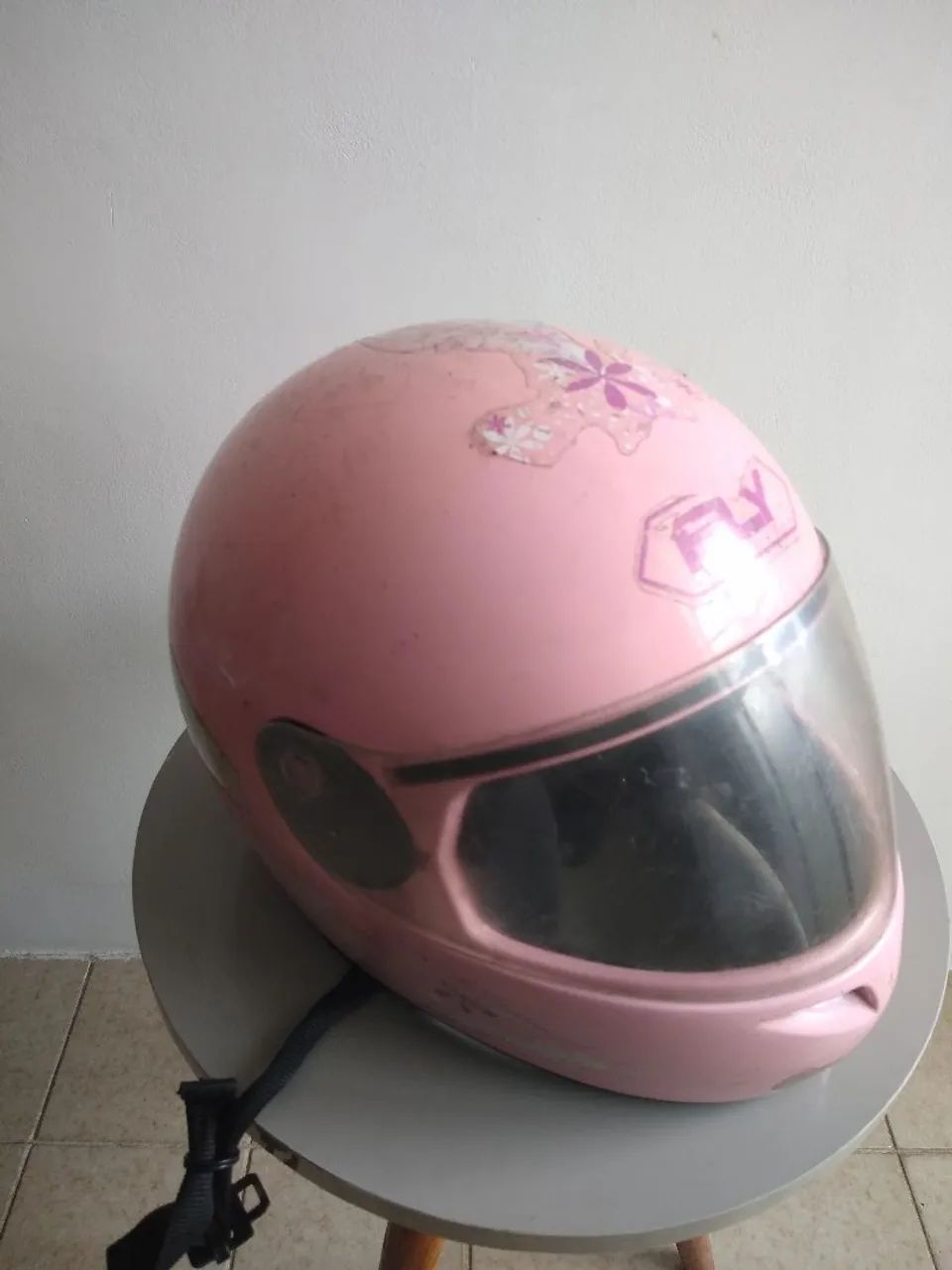 Capacete FLY rosa - Foto 4