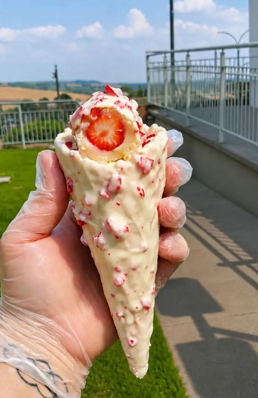 MORANGO CRAVEJADO e CONE CASCÃO CRAVEJADO  - Foto 4