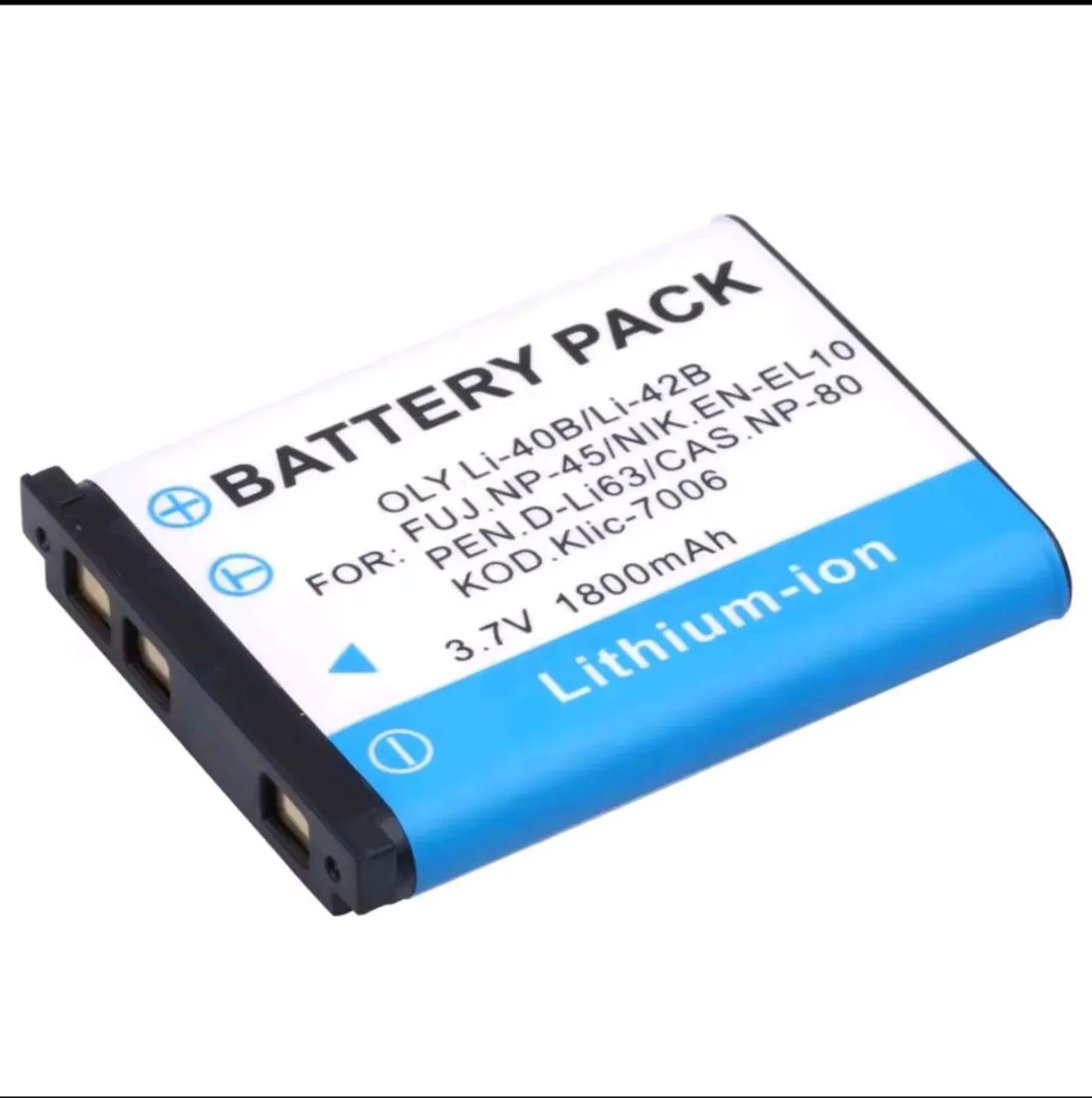 Bateria En-El10 Probty 1800 Mah Li-42B Dl-I63 W36  Arctis Casio NP82 Fujifilm NP45 K7006