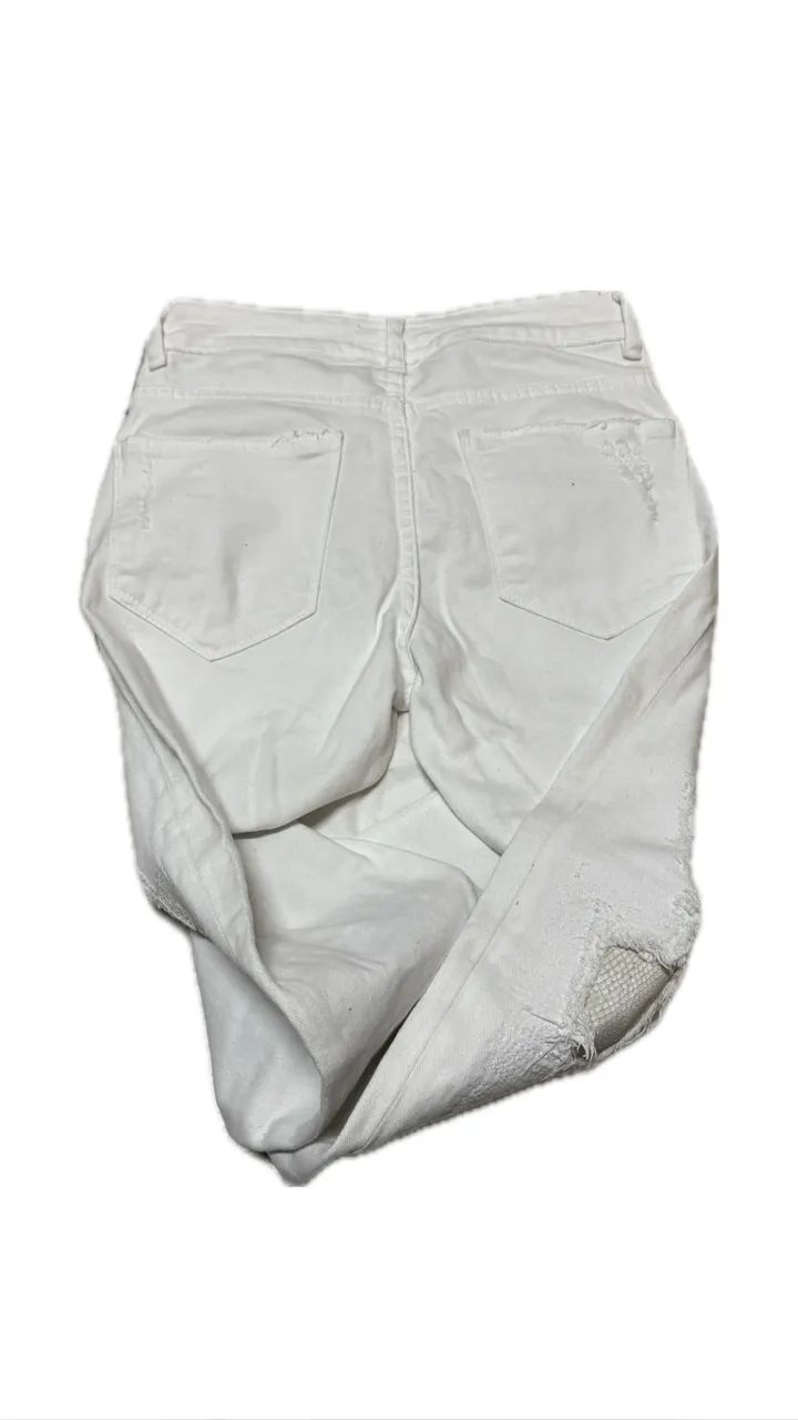 Calça jeans branca  - Foto 4