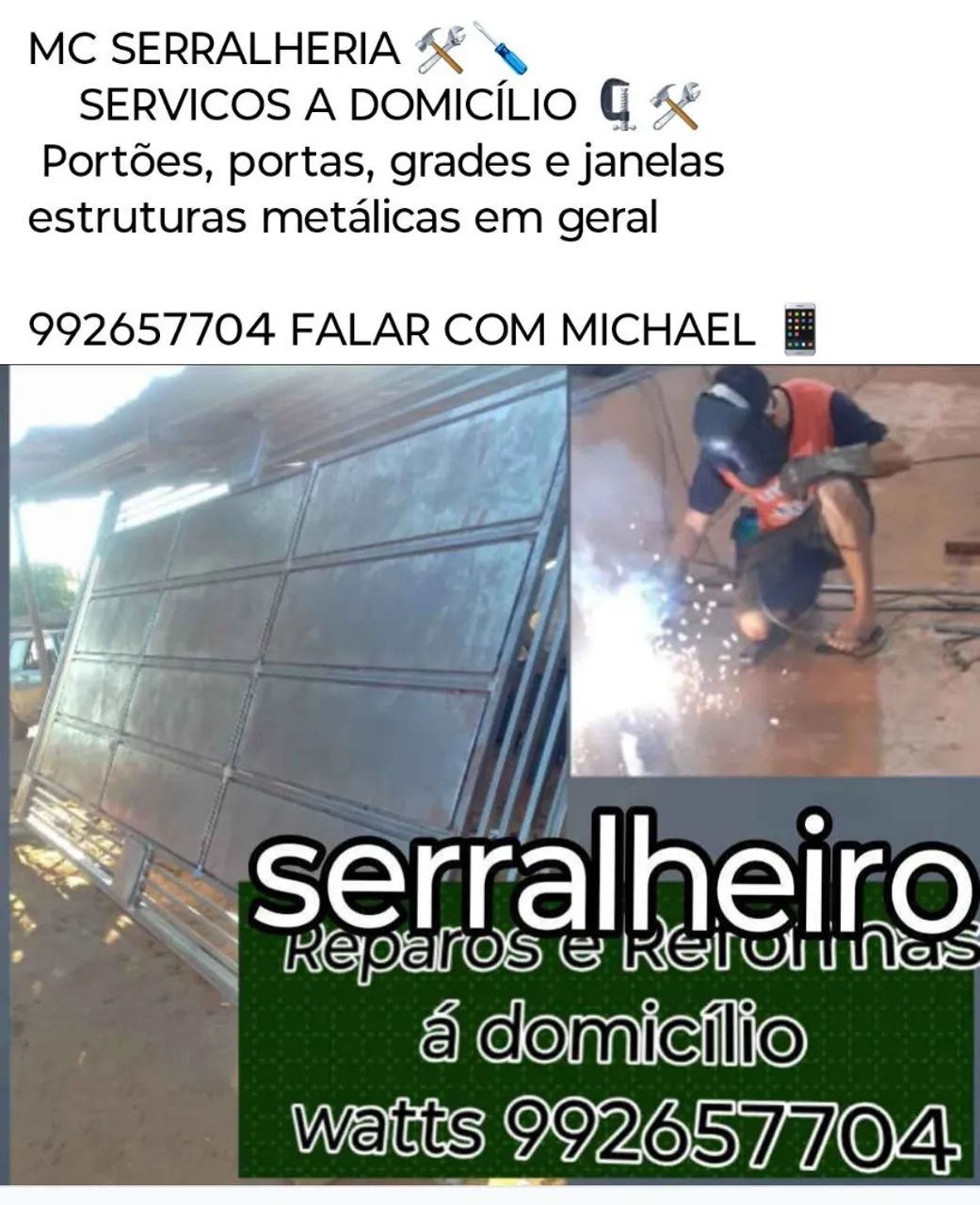 Serviços de serralheria A domicílio 