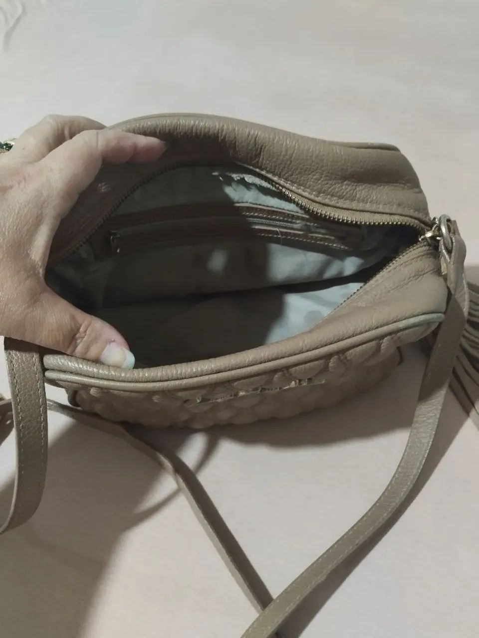 Bolsa couro Luiza Barcelos  - Foto 4