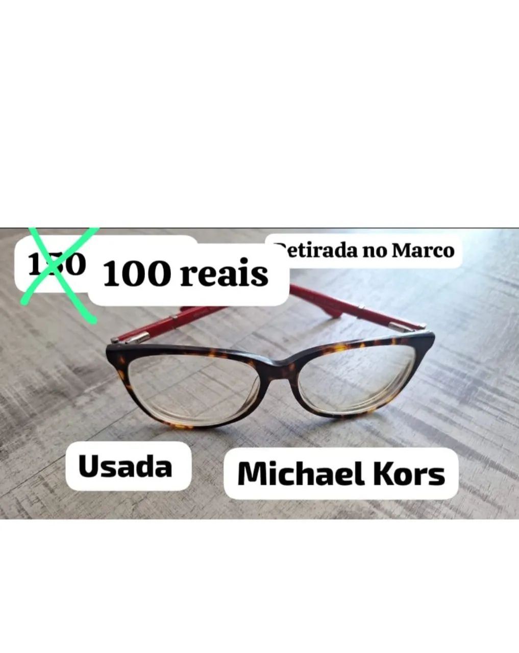 Armação óculos Michael Kors, comprado fora do Brasil 