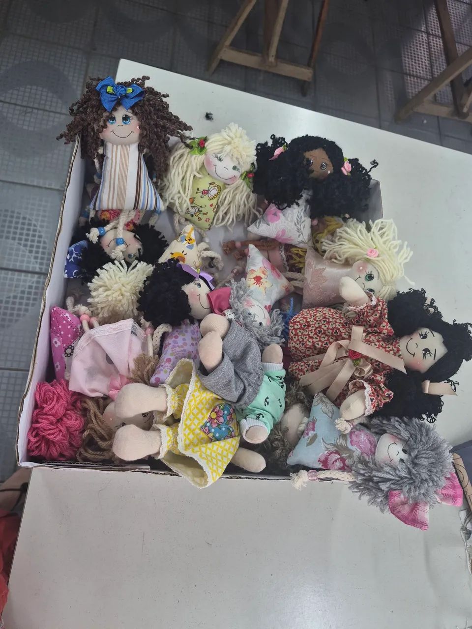  Mini chaveiro Boneca de pano  - Foto 3