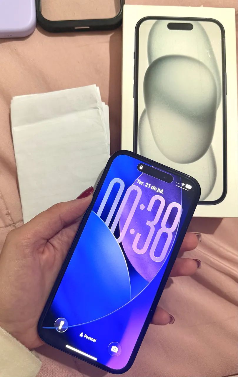 iPhone 15 Preto - 256 gigas 