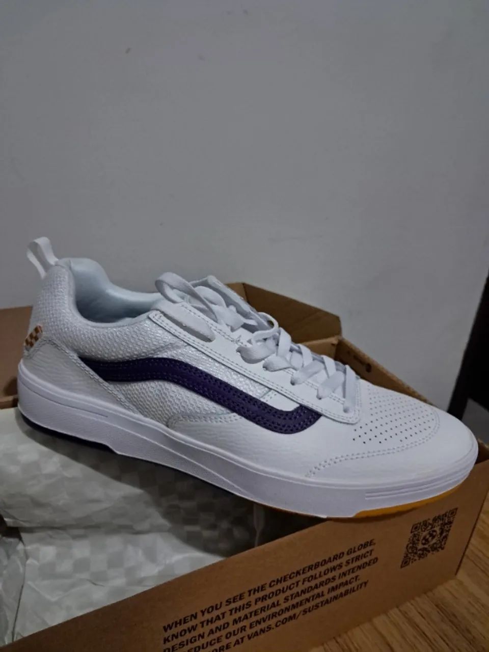 Tênis Skate Vans Zahba Athletic White Multi