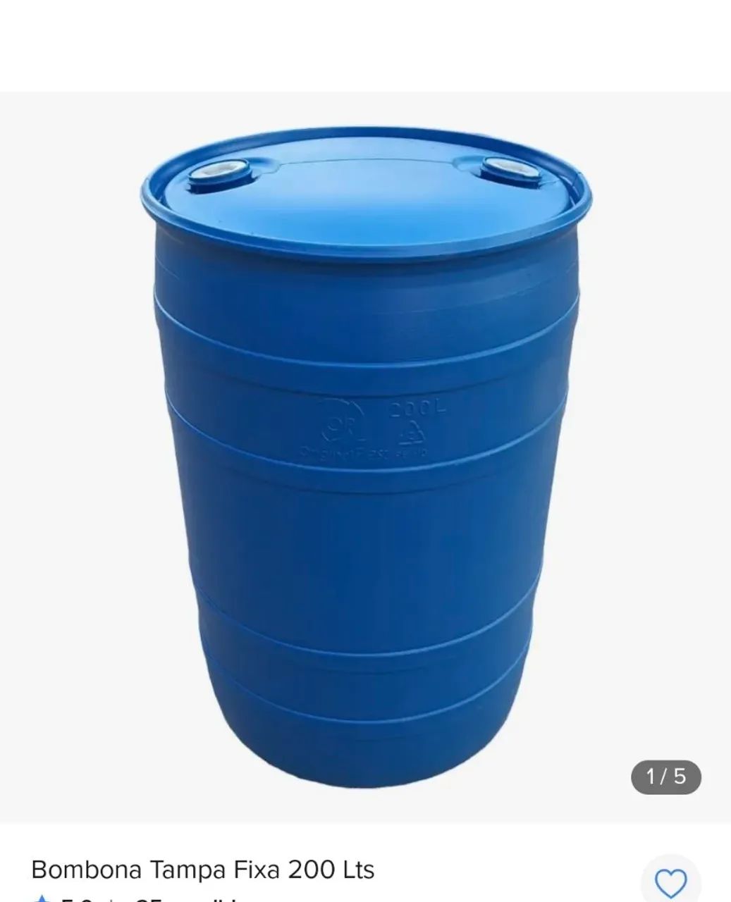 Bombona 200L nova 