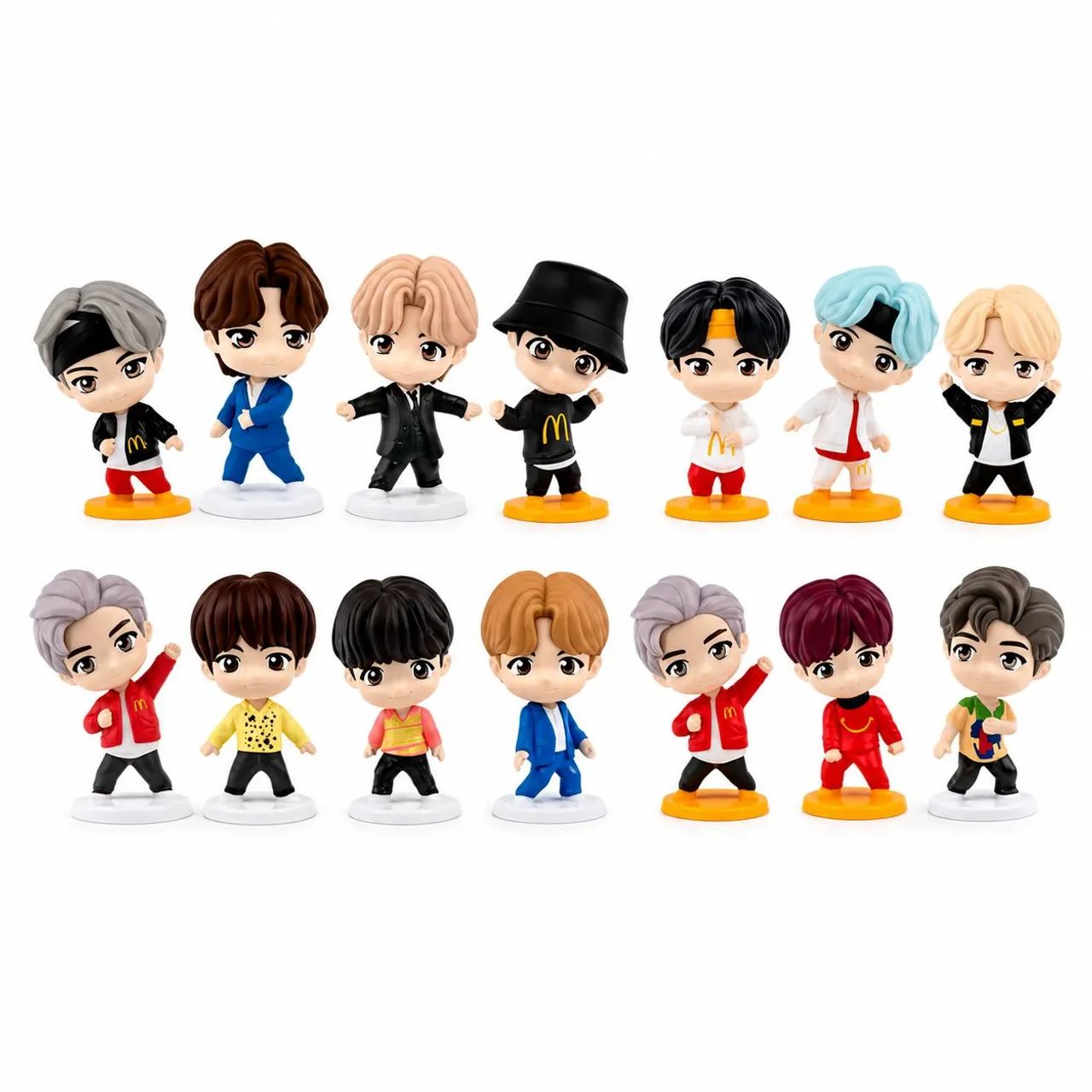 Bonecos BTS Tinytan 13 unidades 