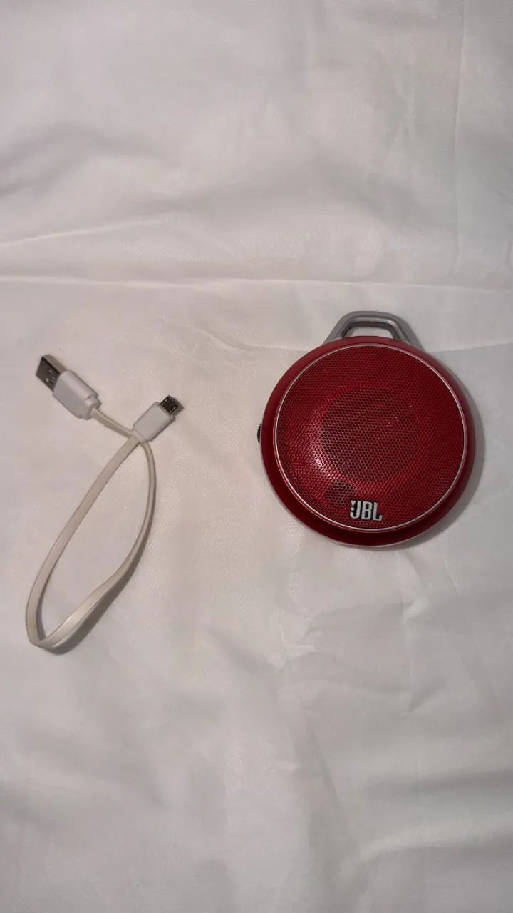 Caixinha de som JBL Micro Wireless vermelho - Foto 3