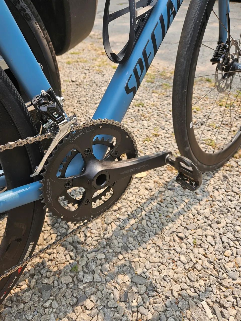 Bike Specialized roubaix com roda Roval de carbono C38 - Foto 5